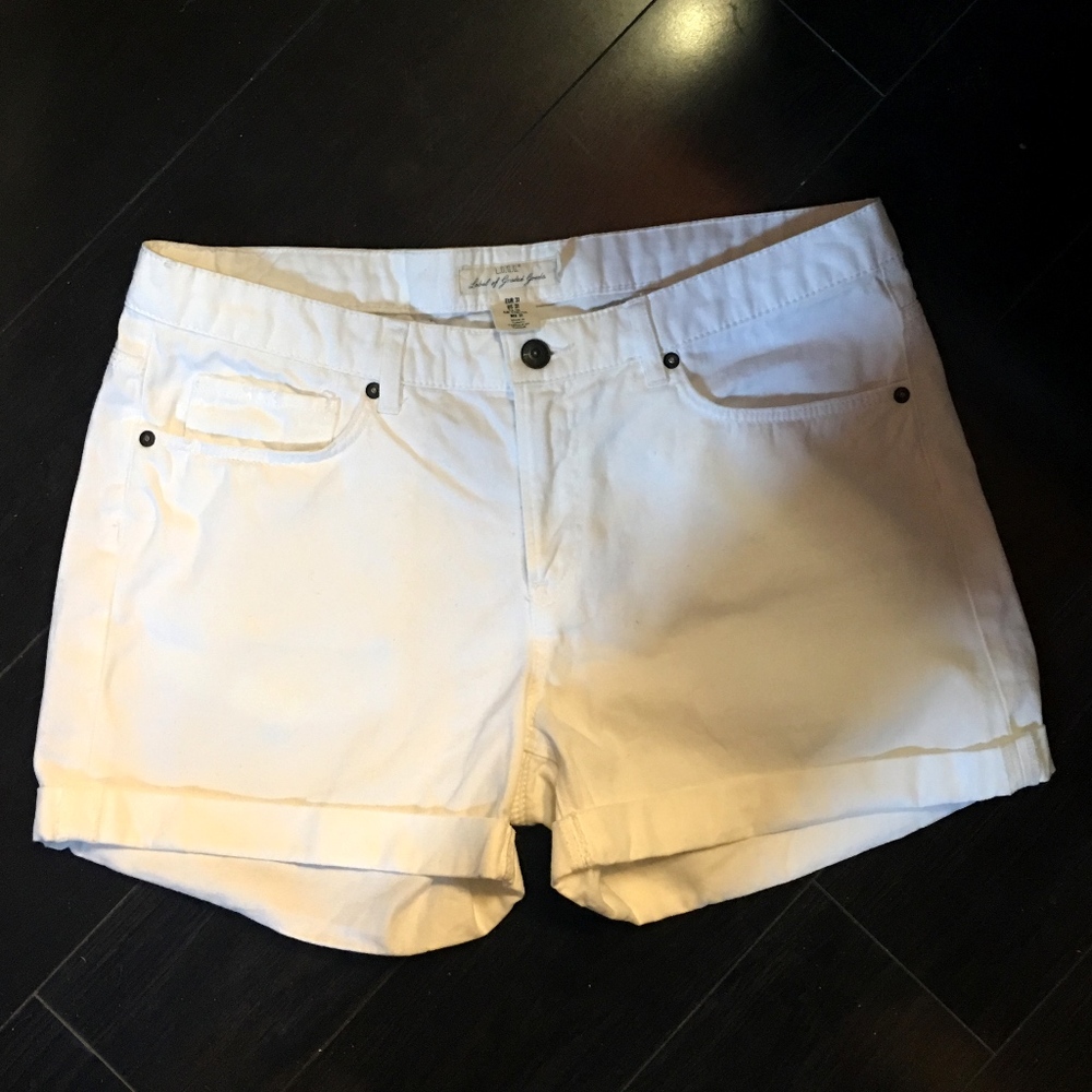 LOGG White Cuff Shorts SIZE 31